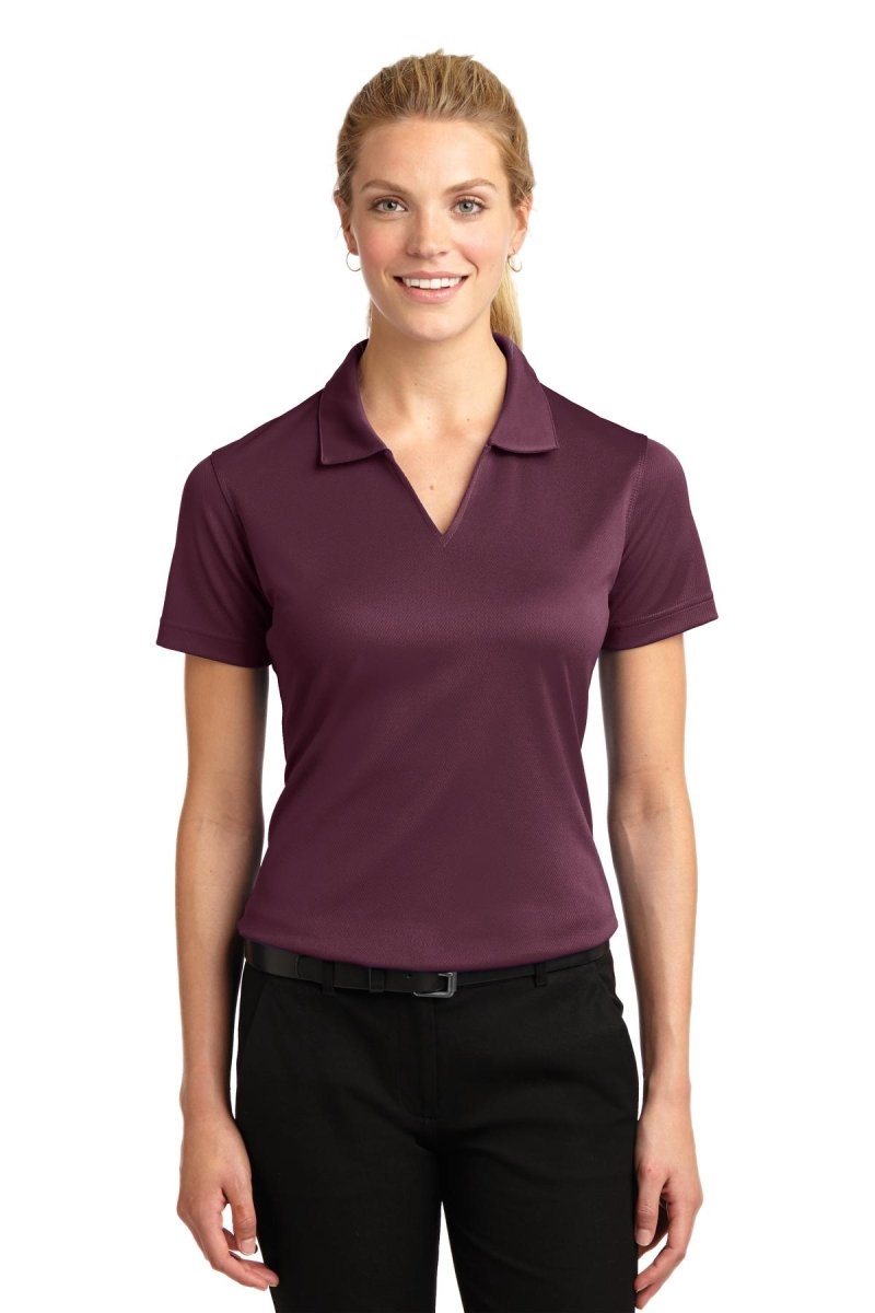 Sport-TekÂ® Ladies Dri-MeshÂ® V-Neck Polo. L469 - uslegacypromotions