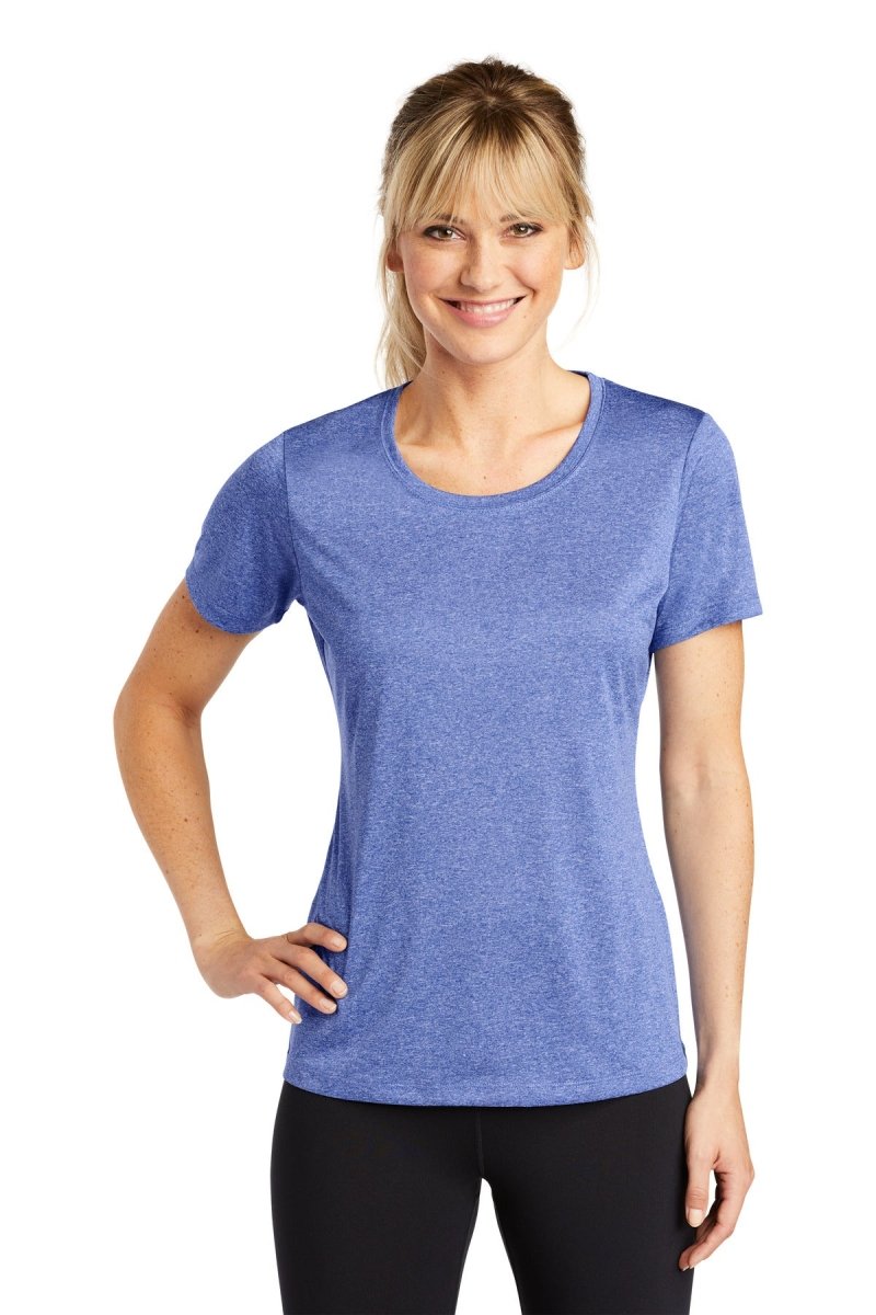 Sport-TekÂ® Ladies Heather Contenderâ„¢ Scoop Neck Tee. LST360 - uslegacypromotions