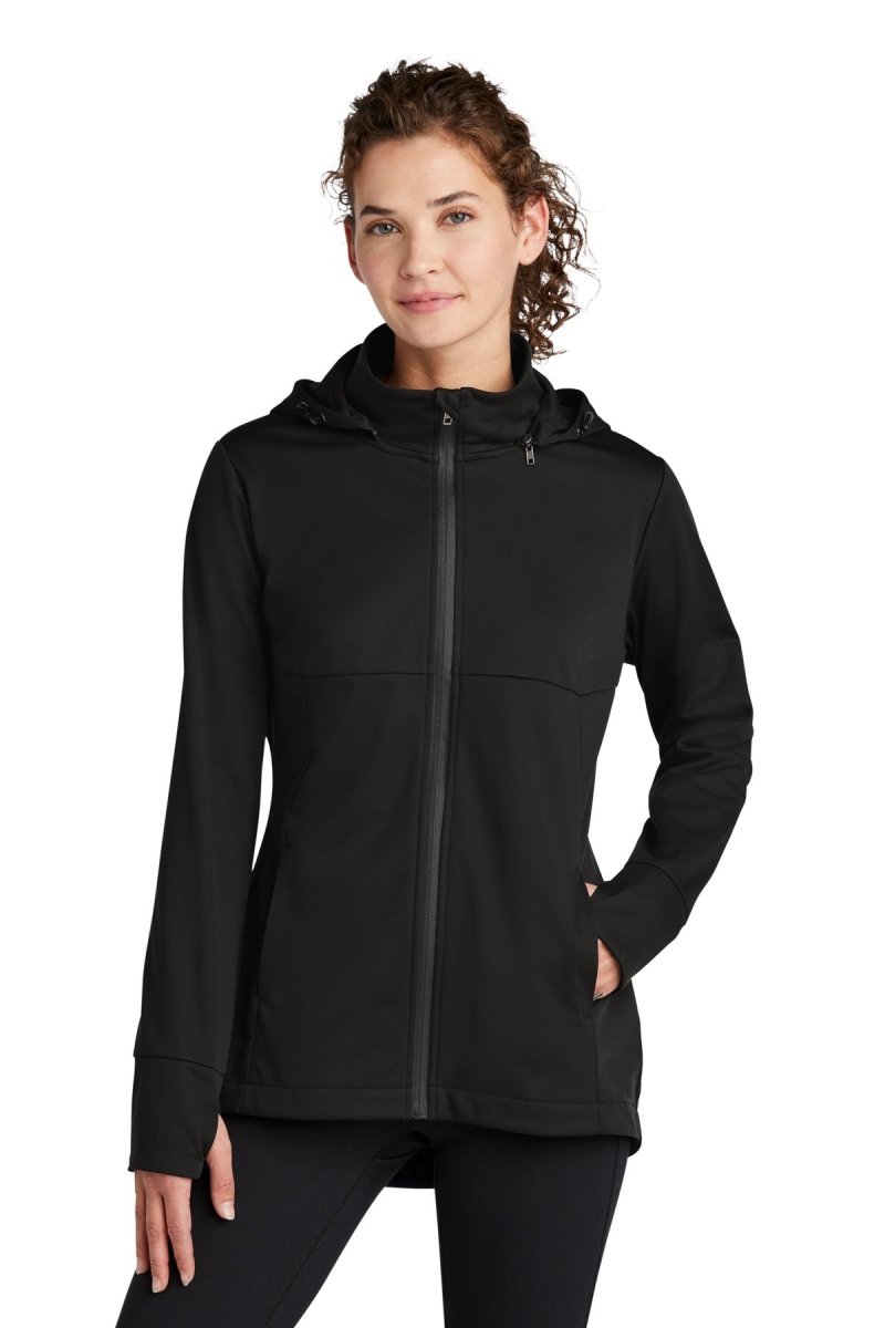 Sport-TekÂ® Ladies Hooded Soft Shell Jacket LST980 - uslegacypromotions