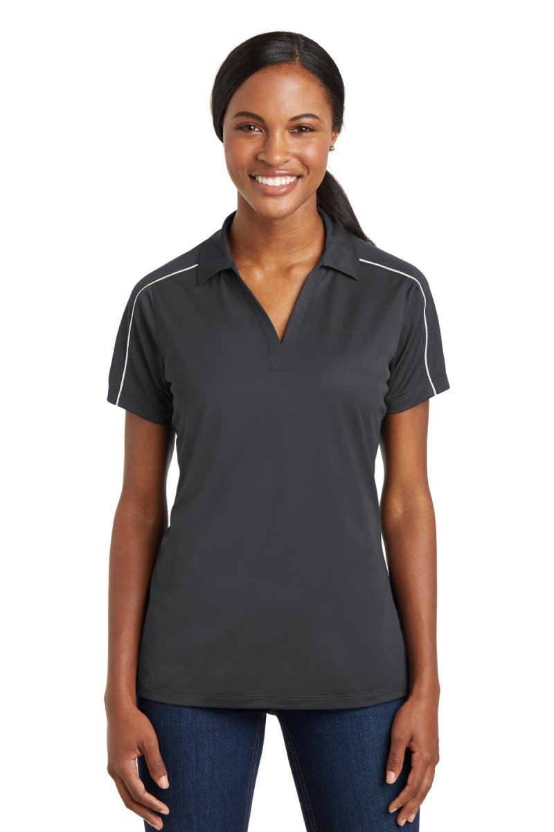 Sport-TekÂ® Ladies Micropique Sport-WickÂ® Piped Polo. LST653 - uslegacypromotions