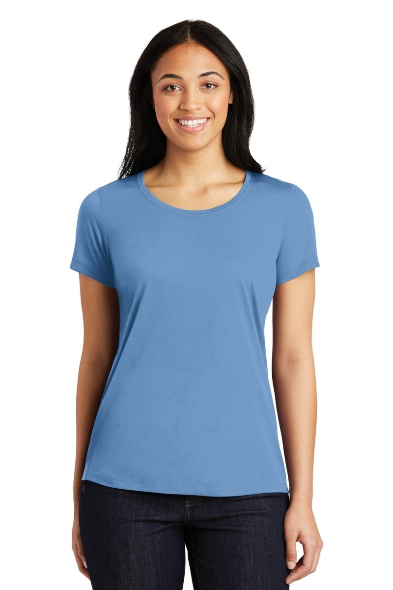 Sport-TekÂ® Ladies PosiChargeÂ® Competitorâ„¢ Cotton Touchâ„¢ Scoop Neck Tee. LST450 - uslegacypromotions