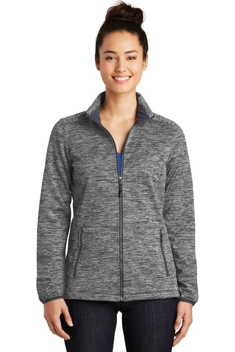 Sport-TekÂ® Ladies PosiChargeÂ® Electric Heather Soft Shell Jacket. LST30 - uslegacypromotions