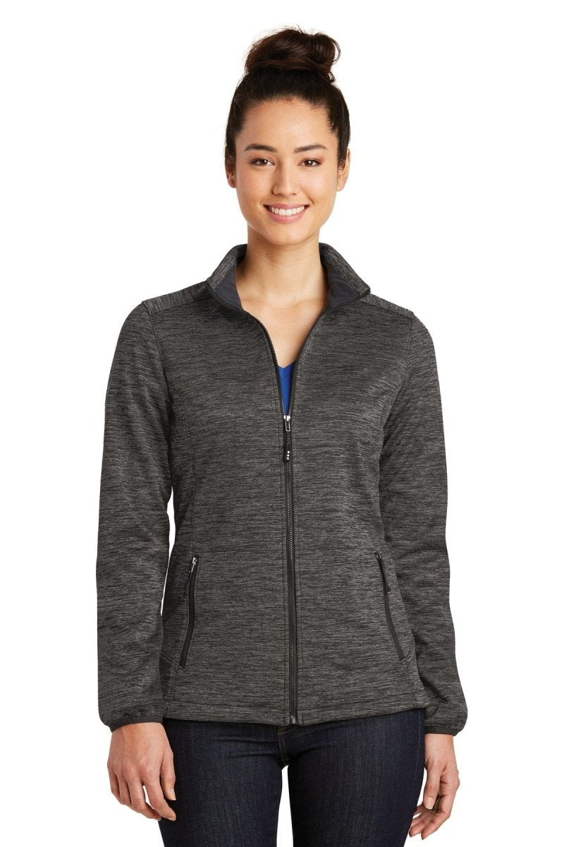 Sport-TekÂ® Ladies PosiChargeÂ® Electric Heather Soft Shell Jacket. LST30 - uslegacypromotions