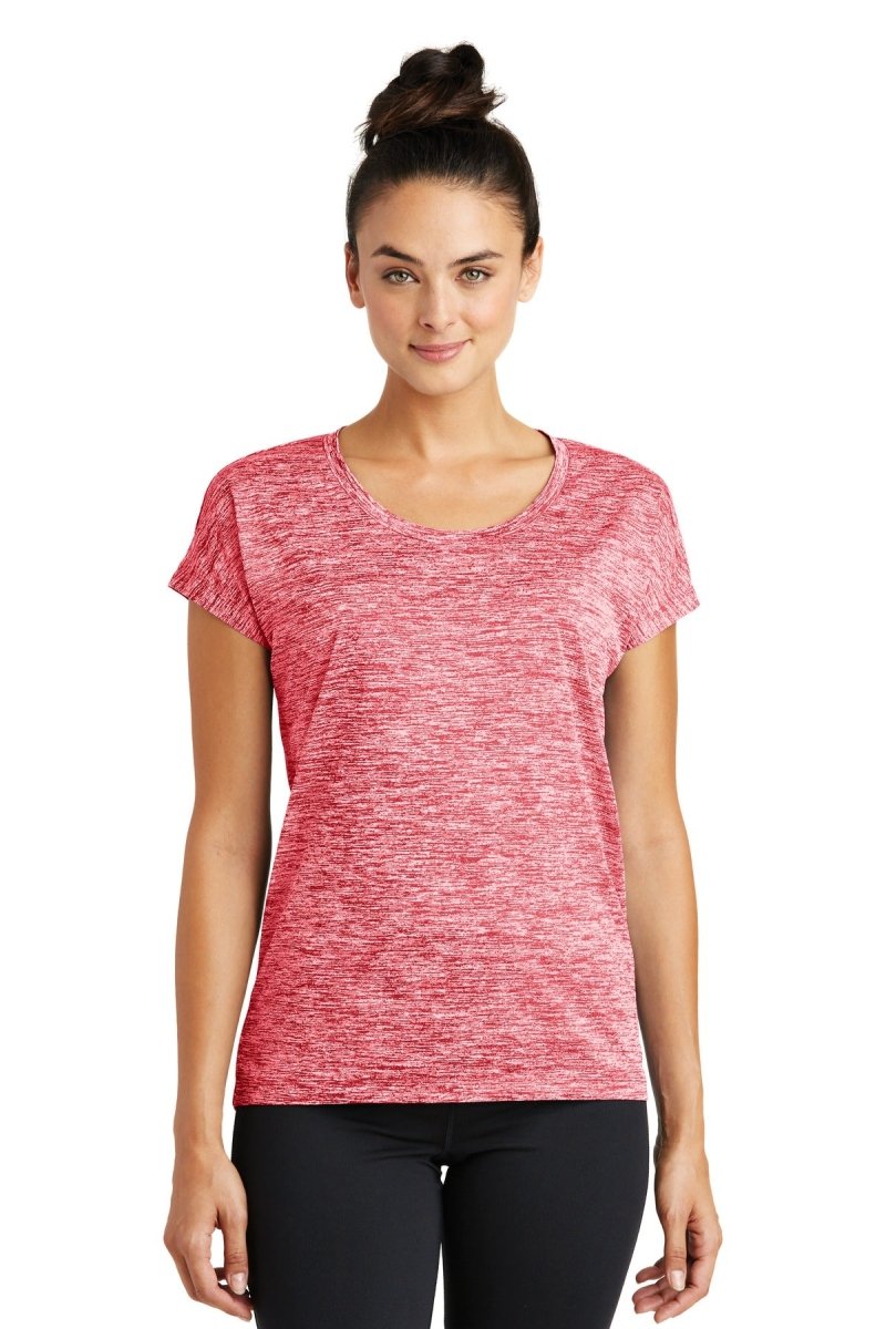 Sport-TekÂ® Ladies PosiChargeÂ® Electric Heather Sporty Tee. LST390 - uslegacypromotions