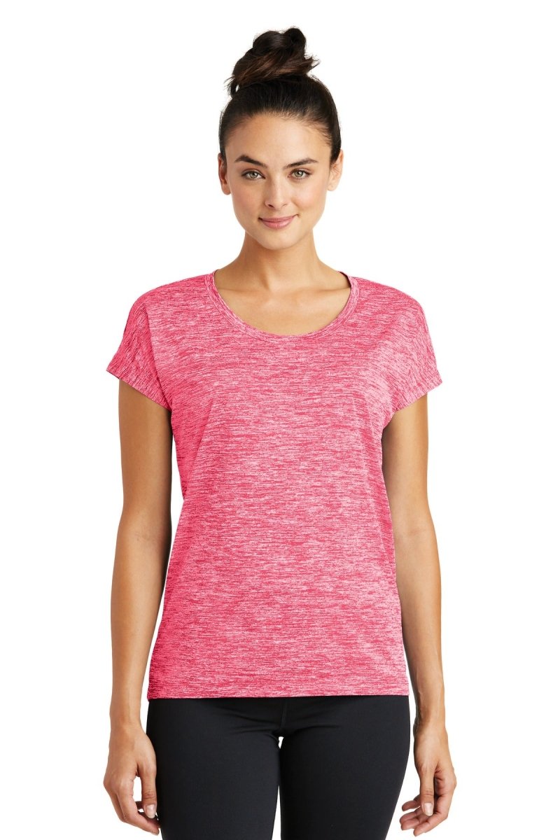 Sport-TekÂ® Ladies PosiChargeÂ® Electric Heather Sporty Tee. LST390 - uslegacypromotions