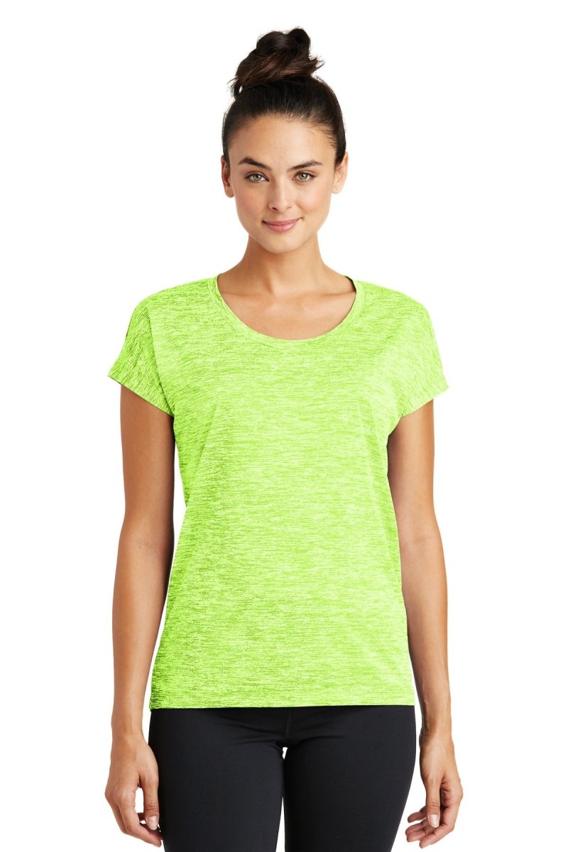 Sport-TekÂ® Ladies PosiChargeÂ® Electric Heather Sporty Tee. LST390 - uslegacypromotions