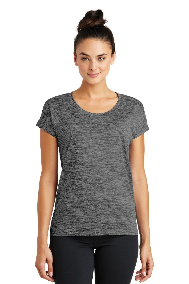 Sport-TekÂ® Ladies PosiChargeÂ® Electric Heather Sporty Tee. LST390 - uslegacypromotions