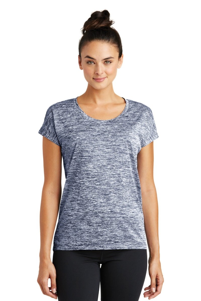 Sport-TekÂ® Ladies PosiChargeÂ® Electric Heather Sporty Tee. LST390 - uslegacypromotions