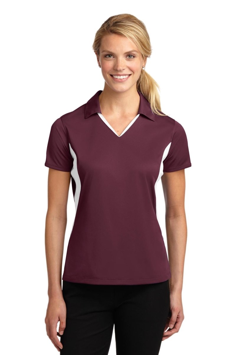 Sport-TekÂ® Ladies Side Blocked Micropique Sport-WickÂ® Polo. LST655 - uslegacypromotions