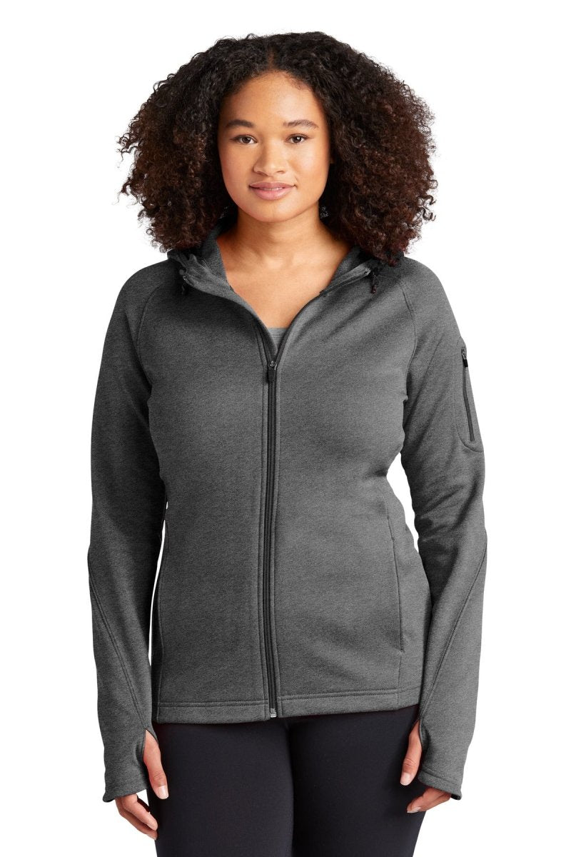 Sport-TekÂ® Ladies Tech Fleece Full-Zip Hooded Jacket. L248 - uslegacypromotions