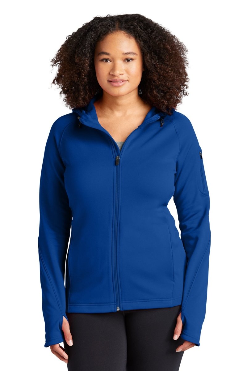 Sport-TekÂ® Ladies Tech Fleece Full-Zip Hooded Jacket. L248 - uslegacypromotions