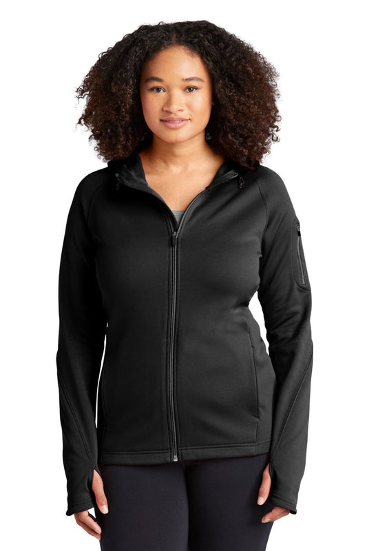 Sport-TekÂ® Ladies Tech Fleece Full-Zip Hooded Jacket. L248 - uslegacypromotions