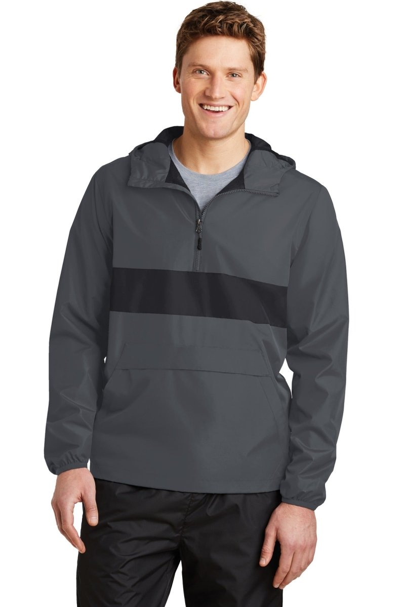 Sport-TekÂ® Zipped Pocket Anorak. JST65 - uslegacypromotions